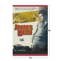James Dean Dream As hoćeš li živjeti zauvijek uživo kao da će umrijeti danas cool zidni dekor umjetnosti print plakat 24x36