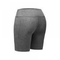 Yinrun High Squist joga kratke hlače za žensku gumbu za temmu Fitness Atletic Workout Hotchars sa dubokim džepovima