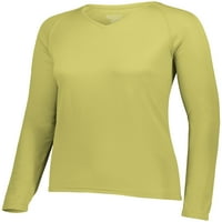 Augusta Sportska odjeća B Ženske dostignute košulju s dugim rukavima, Vegas Gold - Medium