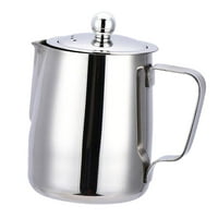 Čajnik za kavu sa ručkom i poklopcima - čaj od nehrđajućeg čelika sa preklopnim filterom za infusiranje čaja za uslugu čaja za kuhinje - Sliver