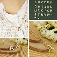Anvazise Fashion Women nakit DIY slovo Privjesak za lančana lančana šarm ogrlica za zabavu poklon zlatni d