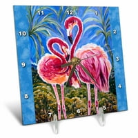 3Droza Ovo je trojcijsko koncept ljubavi - ptica flamingosa i subliminalno srce koje su formirali glave.