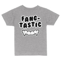 Fang-tastična toddler Kids majica siva 4T