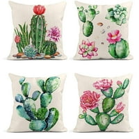 Set jastuka Kupološka kaktusa Vrtni raster za Clipping stafor kolekcija Sakulencije Biljke bacaju jastučni poklopac CASS kućište