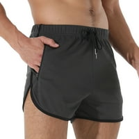 AVITICD pamučne kratke hlače muškarci muški kratke hlače Ležerne prilike sa elastičnim pojačanim zatvaračem