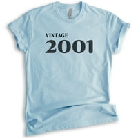 Vintage majica, unise ženska muška majica, 21. rođendana majica, dvadeset prva rođendanska majica, Heather Light Blue, Mali
