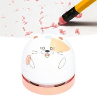 Slatka čistač prašine, zamjenjivi za usisivač mlaznice USB punjenje za djecu za ostatke hrane za radne površine za hrčka uzorka, Panda uzorak, uzorak mačke