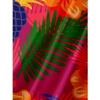 Ljetni crtani cvjetni cvjetni havaji, majica kratkih rukava, muški i ženski cvjetni havajski uzorak,