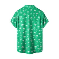 Havajska odjeća za odmor Ljeto Novo muško tiskovina Slim Fit košulja Velika modna casual majica s kratkim rukavima