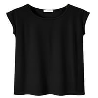 Paille Dame Solid Color Casual Pulover Bohemian Loungewear Tank Tee Boho Dailyweb majica Majica