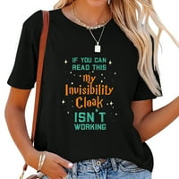 Moj nevidljivost ogrtač ne radi majicu za čitanje knjiga