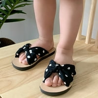 Dječja cipela za cipele za djecu za djecu Dječja papuča modna mekana spužva udobnu lagane ležerne i vanjske polka točke ispisane tkanine sandale