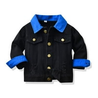 Esaierr Dečice Dječji dječački odjeća od jakne odjeća, toddler Leopard Print Jacket kaputi Proljeće