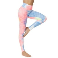 Ženske tajice Atletske hlače Modni rastezljivi Yoga Tajice Fitness Trčanje Tkanina za teretane Hlače Narančasta XXXL
