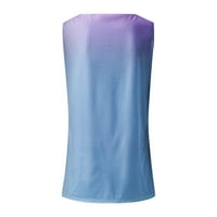 Yubatuo Hladni ramena na ramenu za žene za žene Ležerne prilike gradijentna boja labava bluza