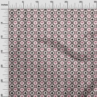 Onuone pamučne svilene ružičaste tkanine poker kartona šivaće materijal za ispis tkanine sa dvorištem