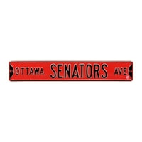 Red Ottawa Senators 6 36 čelični ulični znak
