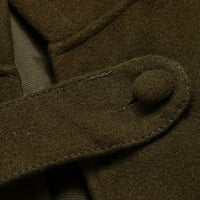 BDFZL Ženske ležerne vrhove Ženski trendovi Top kapuljača kapuljača kaput kaput dugih rukava Parkas Brown S