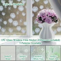 Privatnost Stakleni prozor za samoljepljenje sa samoljepljivim naljepnicama, PVC vodootporan koji se
