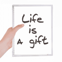 Život je inspirativni citat izreke bilježnice Labavi dnevnik Časopisa za punjenje