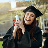 Diplomirani pokloni za njezinu urezanu inspirativnu narukvicu diplomiranja s diplomiranim gradom Cap