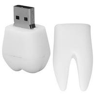 Ymiko u disk USB2. Dimenzionalni oblik zuba Praktični poklon za pohranu podataka za tablete prijenosnih računala za radne površine, memorijski štap, flash memorija