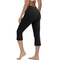 Ženske joge džepove High struk vježba hlače casual pantalone