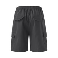 Muške kratke hlače Ležerne prilike Klasični fit patchwork radne hlače crna m