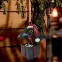 Heiheiup DIY akrilni ravni ukrament za božićno ukrašavanje stabla reflektor za obrtni obrtni privjesak
