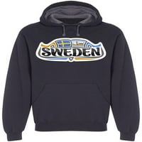 Švedska Država, logo Hoodie muškarci -Image by Shutterstock, muško mali