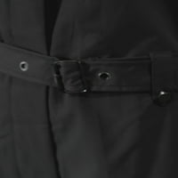 Grianlook Ladies Romper s džepovima Duge hlače Pojas seksi seksi kombinezona bez rukava, ležerni patentni patentni patentni gumb za slobodno vrijeme dolje crna 4xl
