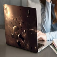 Kaishek plastična tvrda futrola samo za izdanje Najnoviji MacBook zračni mrežni displej i dodirni ID + crni poklopac tastature Model: A M1 & A2179 & A Galaxy A 0634