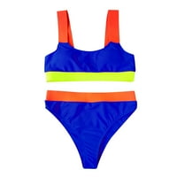 Toyfunny Women Push Beachwebroward Split i Split set kupaći kostimi kupaći kostimi za zavoj američki