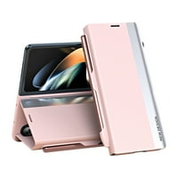 Jiahecover za Samsung Galaxy Z Fold, Slim Magnetic Flip PU kožni udarac Kickstand, postavljanje pune