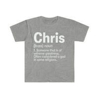 Chris Funny nazvan Chris Najbolji rođendanski poklon softstyle majica