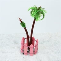 Drvena ograda P Alisade minijaturni vrt kućni ukras Mini DIY Craft Micro