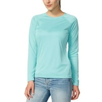 Ženska majica s dugim rukavima DRI-FIT-WILURE-Wicking Quick-suha UV zaštita, UPF-50 + prozračna lagana