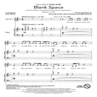 Hal Leonard prazan prostor SSA by Taylor Swift uređen mac maff