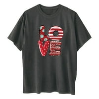 Frostluinai grafičke majice za žene muške plus majice parovi kapi rukave zaljubljeni za Valentinovo