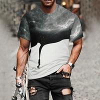 Muškarci Žene Proljeće Ljeto Ležerne tanke 3D tiskane majice kratkih rukava Top bluza