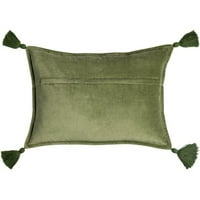 Surya Cotton Velvet CV - 19 Lumbars Modern Jastuk u travi zeleni