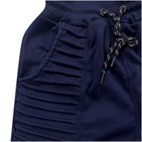 Kayannuo casual pantalone za muškarce čišćenje muške hlače Muški proljetni i hip-hop dizajn Sportske fitness labave pantalone