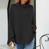 GUZOM džemper za žene na prodaju - džemperi za žene Trendi modni pulover vrhovi novih dolazaka crna veličina 6