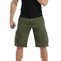 Muške čiste boje na otvorenom Pocket plaža Radni pantalona za teret hlače