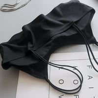 Bigersell čipka Bras Ženski grudnjak prsluk od prsluka prozračna ploča za prsa koja nosi sportove donje rublje Ženska plus veličina punog pokrivanja žica, stil 94, crna