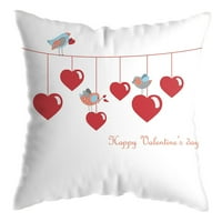 Veki kućanski roba za valentinovo za Valentinovo pokrivač s kratkim plišanim jastukom ljubavni pismo