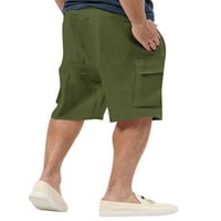Grianlook muns bermuda kratke hlače na srednjim strukom, pune boje, ležerne ljetne kratke hlače ravno