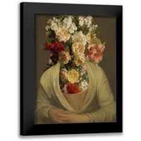 Warren, Annie Black Moderni uokvireni muzej umjetnički print pod nazivom - portret u cvatu I