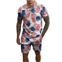 Gaiseeis Muške majice Dan nezavisnosti Dnevni setovi Outfits Polo košulja Sjedinjene Američke Države