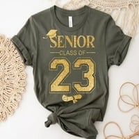 Obiteljskop LLC Senior Graphic Tee, klasa, ponosna mama diplomirana majica, diplomski poklon